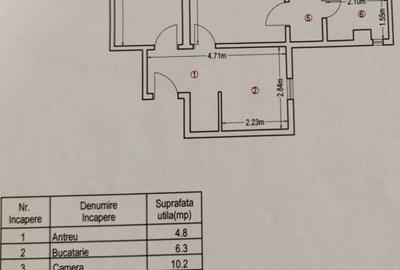Apartament cu 3 camere în Central - 1