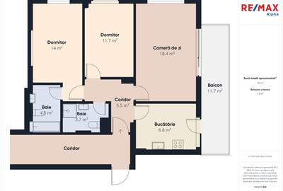 Apartament cu 3 camere decomandat în Lujerului - 3