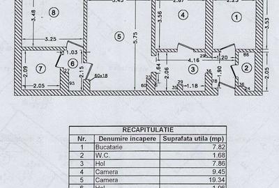Apartament cu 3 camere semidecomandat în Central - 8