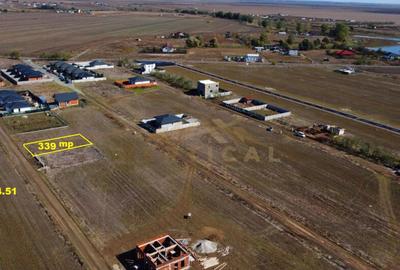 Teren intravilan cu UTILITATI - 339 mp - comuna Berceni - 2