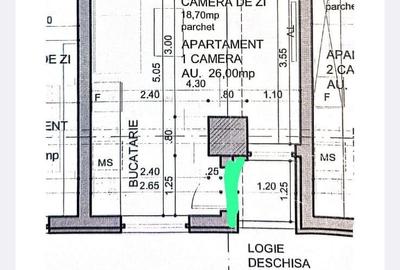 Apartament 1 camera Palas - 8