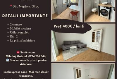 Apartament 2 camere nou, mobilat complet, Str. Neptun. - 1