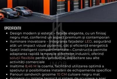HALE INDUSTRIALE MODERNE ÎN PARCUL INDUSTRIAL SIBIU | 2200mp Teren 200mpu - 4