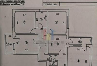 4 camere, 80 mp, etaj 2, Decomandat - Plantelor - 2