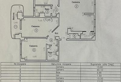 Apartament cu 4 camere, mobilat în Simion Bărnuțiu - 11