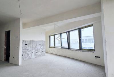 Apartament tip studio 45mp ,balcon, semifinisat,  West Tower ,zona Manastur - 4