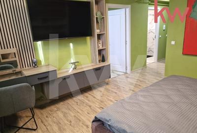 Garsonieră decomandată, mobilată în Central