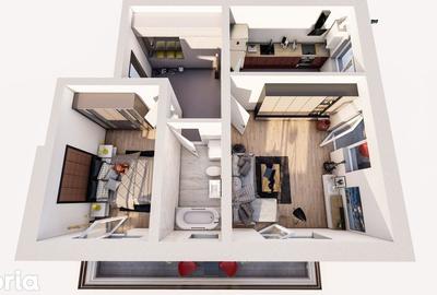 Apartament cu 2 camere în Sânpetru - 8