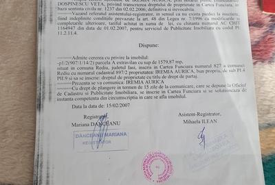 Teren de 1580 mp, în Horlești - 2