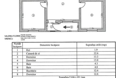 FARA COMISIOANE casa cu 4 camere 2 bai PARTER cu pod placa beton beci la cheie - 6