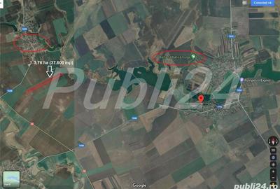 Teren de 37600 mp, în Fulga
