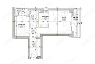 Apartament cu 2 camere decomandat în Aradului - 10