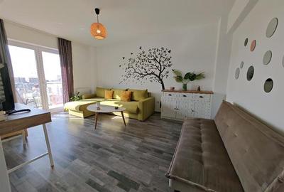 Apartament cu 2 camere decomandat, mobilat în Tractorul - 12