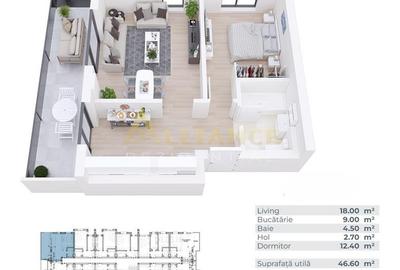 Apartament cu 2 camere decomandat în Metalurgiei - 10