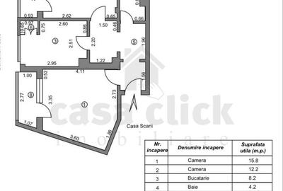 Apartament cu 2 camere decomandat, mobilat în Micro 13 - 3