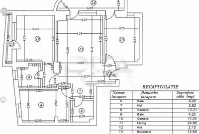 3 camere cu loc de parcare la 10 min Metrou P-ta Victoriei - 13