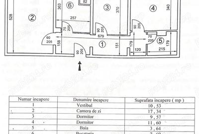Apartament cu 3 camere decomandat în Berceni - 1