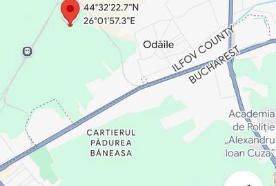 Teren de 2000 mp, în Mogoșoaia - 1