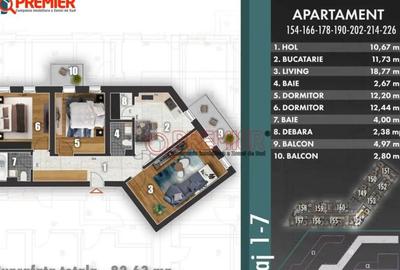 Apartament cu 3 camere decomandat în Metalurgiei - 7