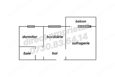Apartament cu 2 camere decomandat, mobilat în Central - 6