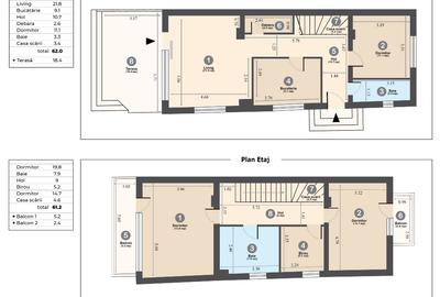 Casă individuală cu 4 camere cu Teren 370 Mp în Băneasa - 6