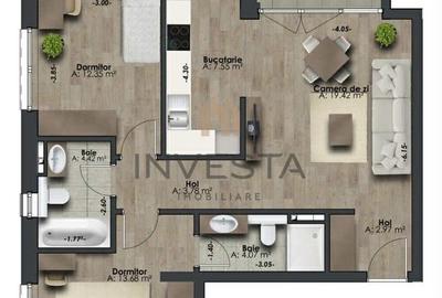 Apartment 3 camere in  The Nest! Zona exclusivista Scortarilor! - 19