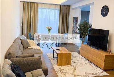 Apartament cu 2 camere semidecomandat, mobilat în Băneasa