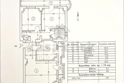 Apartament premium 3 camere, renovat lux, etaj 1 – IC Frimu - 19