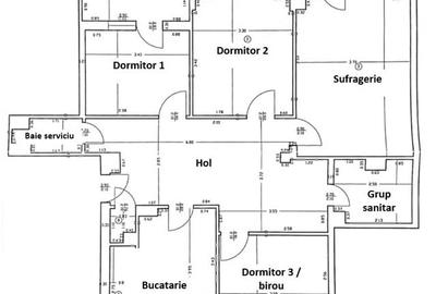Apartament cu 4 camere decomandat în 1 Mai - 2