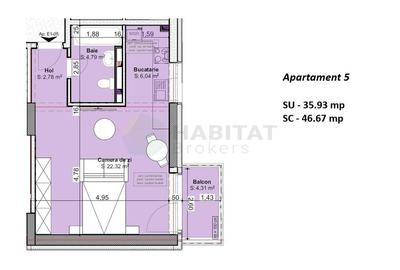 Garsonieră modernă într-un imobil nou – Direct Dezvoltator - 2
