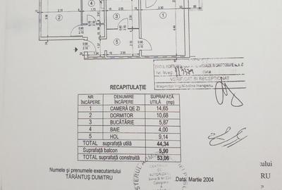 Apartament cu 2 camere decomandat în Precista