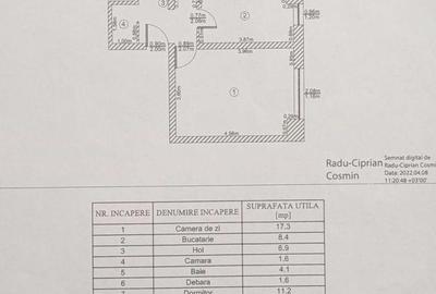 Apartament cu 2 camere decomandat, mobilat în Dacia - 1