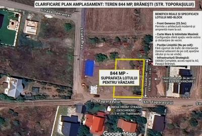 Teren în Brănești - 2