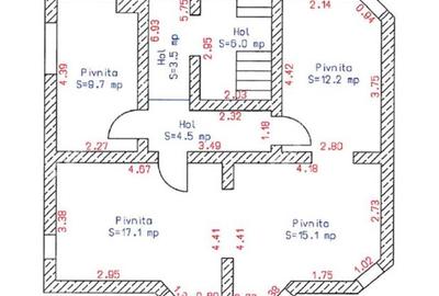 Casă individuală cu 5 camere cu Canalizare în Aeroport - 11