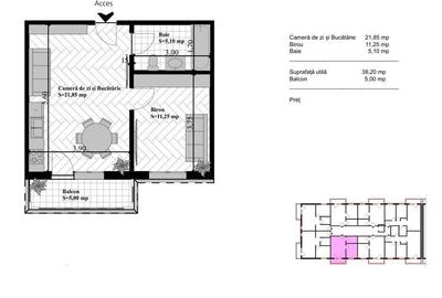 Apartament cu 2 camere în Bucium - 5