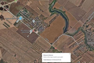 Teren Construcții extravilan de 500 mp, în Frumușani