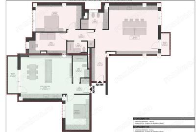 Apartament cu 2 camere semidecomandat în Central