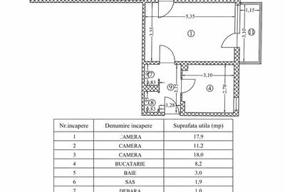 Apartament semidecomandat, mobilat în Titan - 1