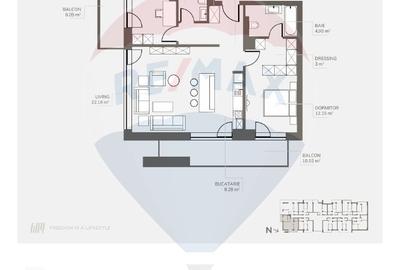 Apartament cu 2 camere în Bartolomeu