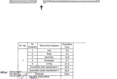 Apartament cu 2 camere în Central