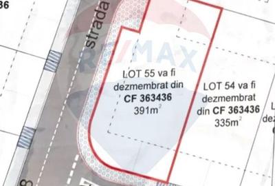 Teren de vanzare pe colt, cu deschidere dubla - 40 m front stradal - 4