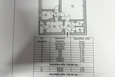 Apartament cu 2 camere decomandat în Basarabia