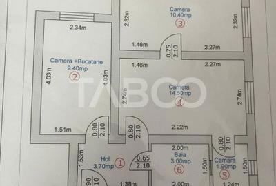 Apartament cu 2 camere nedecomandat, mobilat în Țiglari - 4