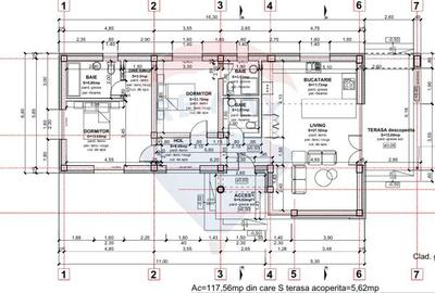 Casă cu 3 camere cu Teren 422 Mp în Săbăreni - 8
