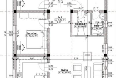 Casa parter 4 camere, la cheie, teren 400 mp, zona centrala Bradu - 6