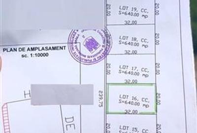 Teren Construcții intravilan de 640 mp, în Apollo - 2