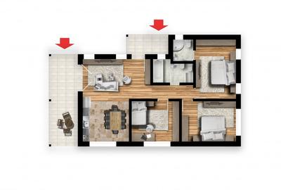 Case individuale 4 camere Trivale | zona Colina Verde - Magic | TVA inclus - 5