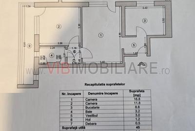 Apartament  2 camere Piata Progresului - semidec- 8/8 Apartament  2 camere Piata Progresului - semidec- 8/8 - 8