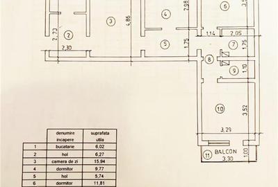 Apartament cu 4 camere semidecomandat în Tătărași - 8