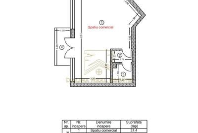 Spațiu comercial, de 42 mp, în Central - 2